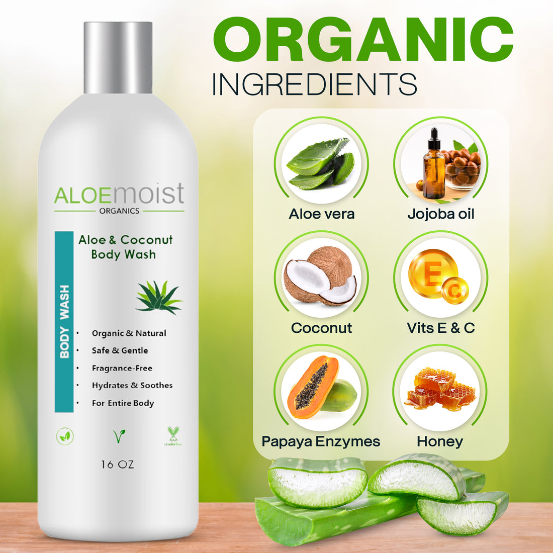 Gel de baño orgánico