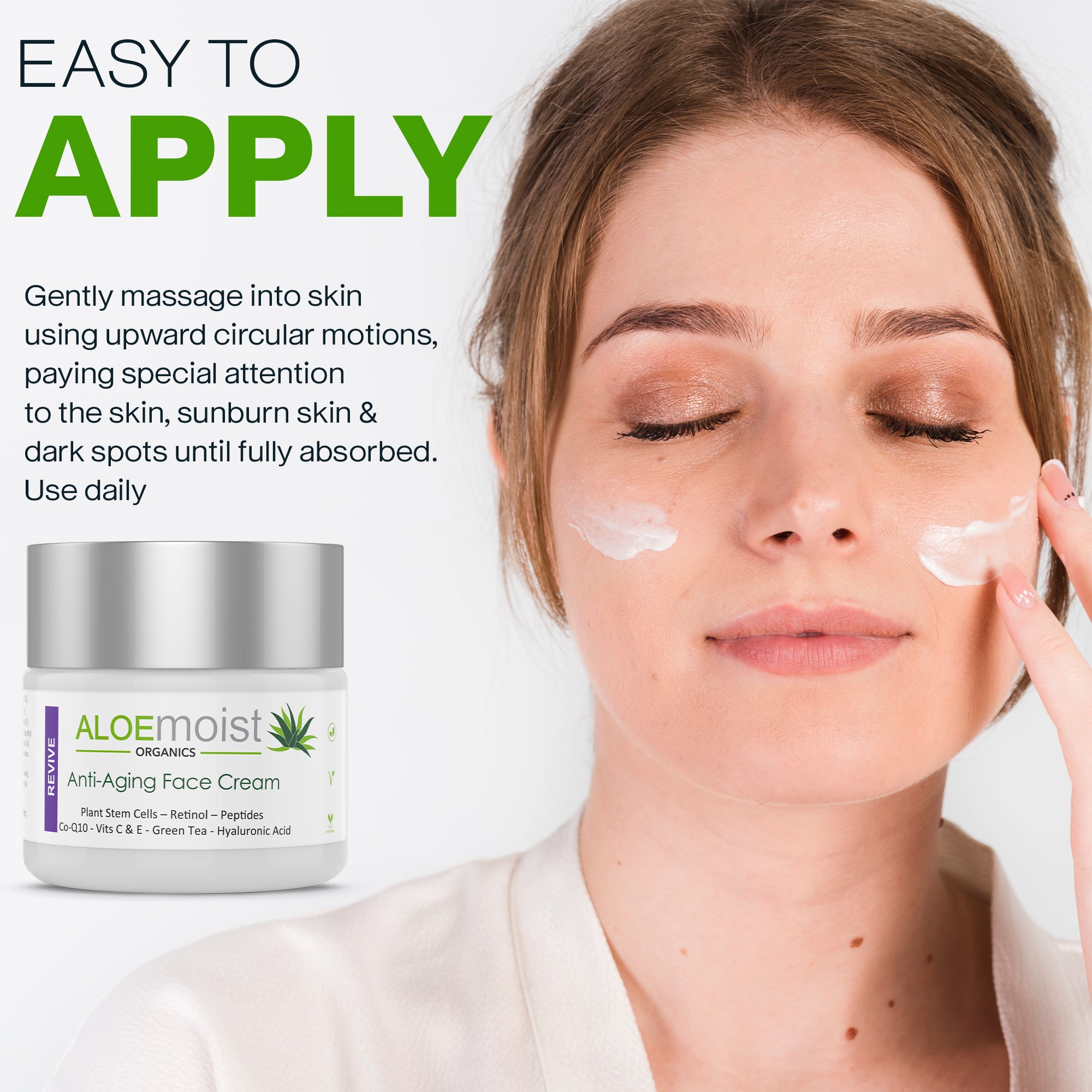 REVIVE - Plant Stem Cell Renewal Cream – ALOEmoist Organics - Pure