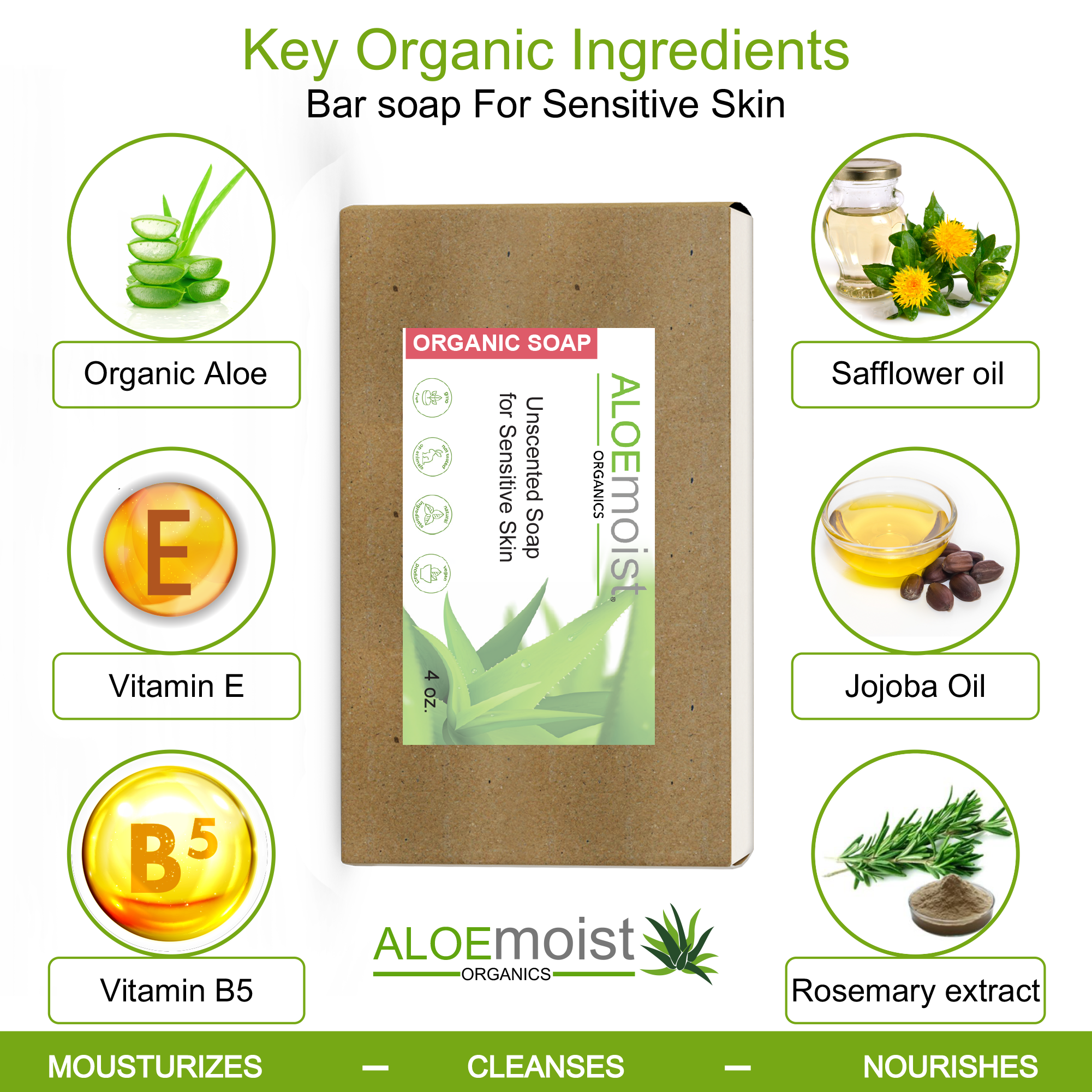 Jabón orgánico en barra