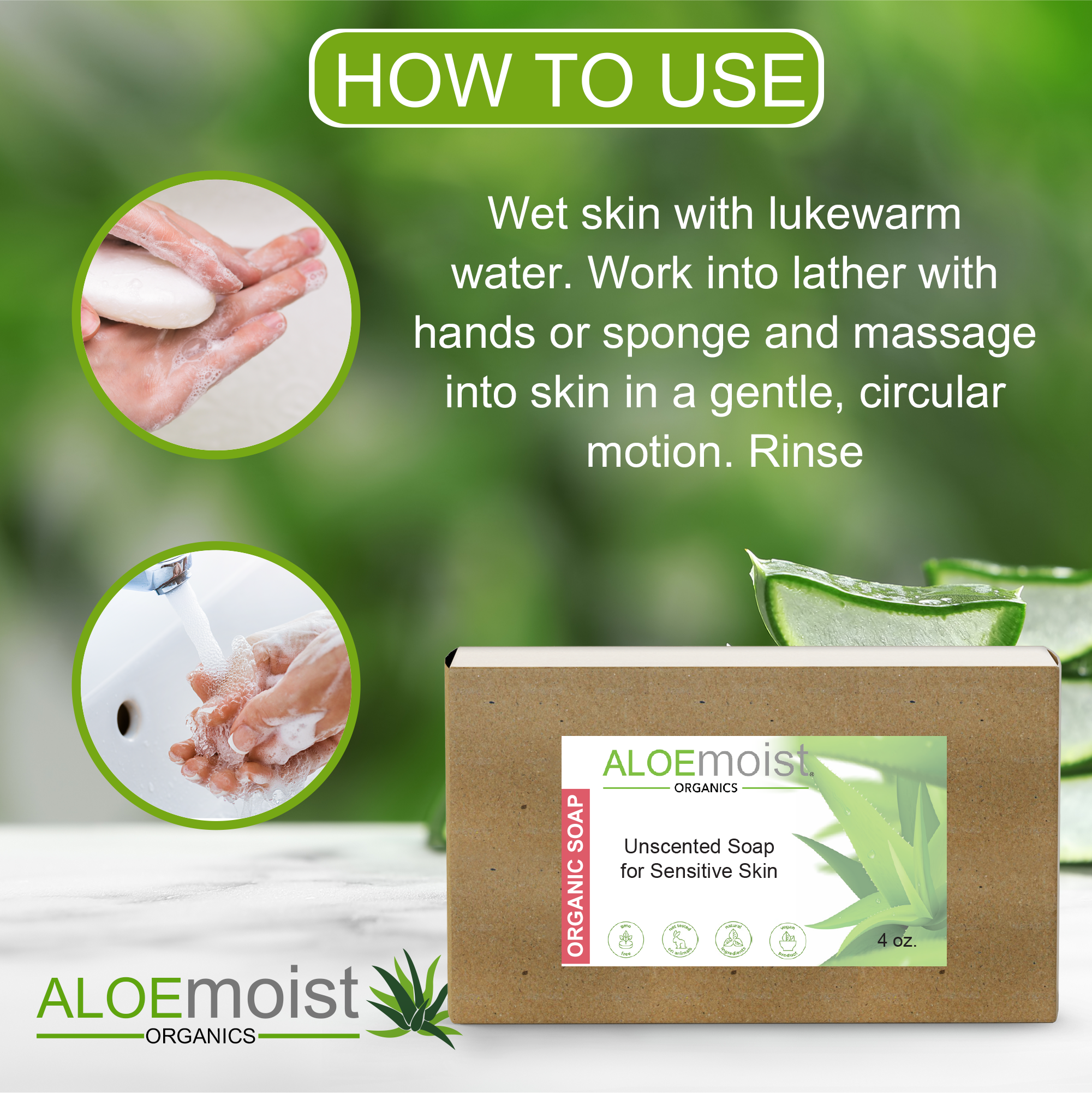 Jabón orgánico en barra