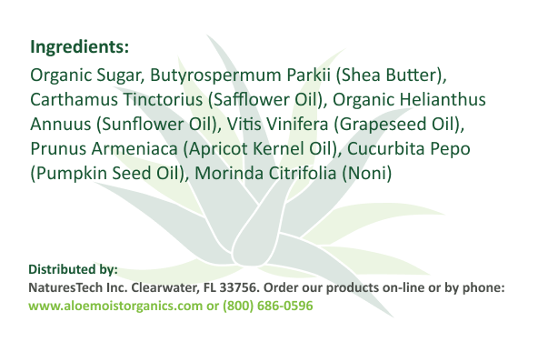 Exfoliante corporal suave con manteca de karité