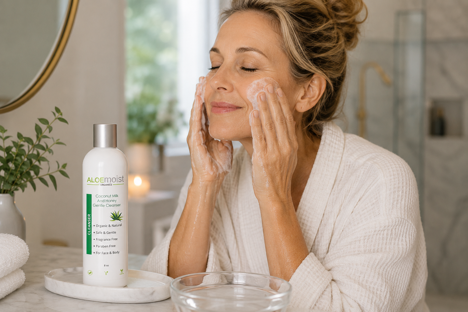 Limpiador facial de limpieza profunda