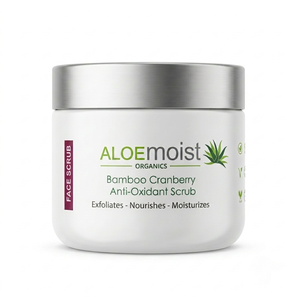 Gentle Renewal Facial Scrub - Bamboo & Cranberry