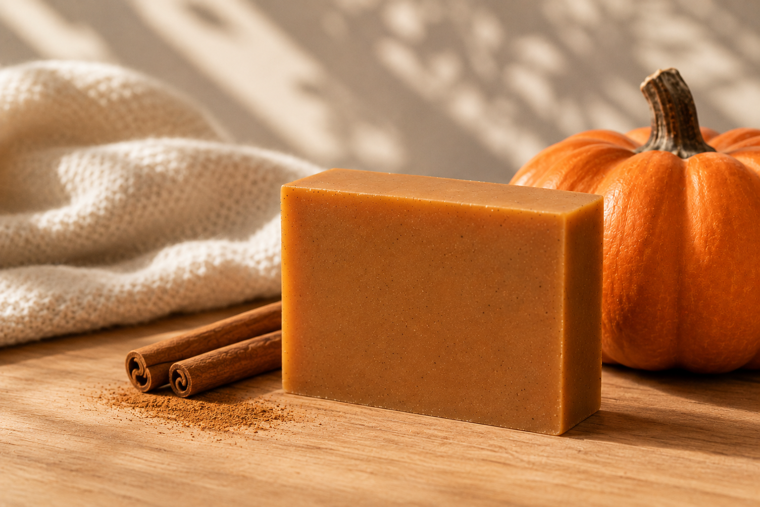 Cinnamon & Pumpkin Spice Soap - Nourishing Seasonal Treat
